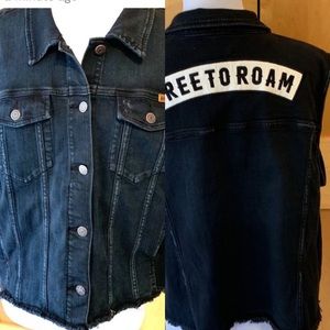 Idyllwind Miranda Lambert Sleeveless Denim Vest Free to Roam XXL
